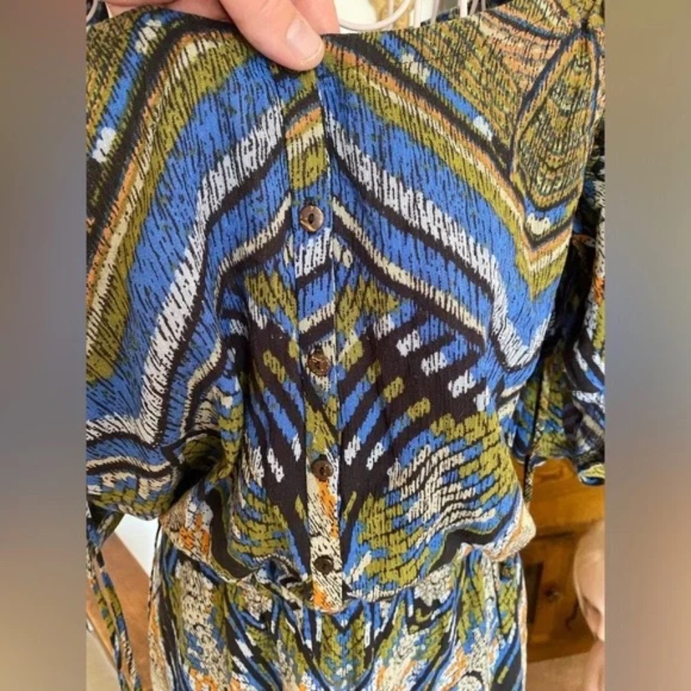 Free People Multicolor Patterned Romper - Picture 8 of 15